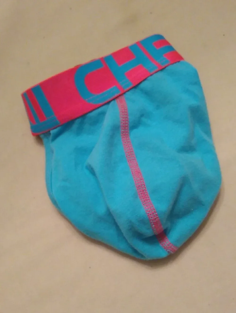 Andrew Christian Turquoise & Hot Pink Jockstrap